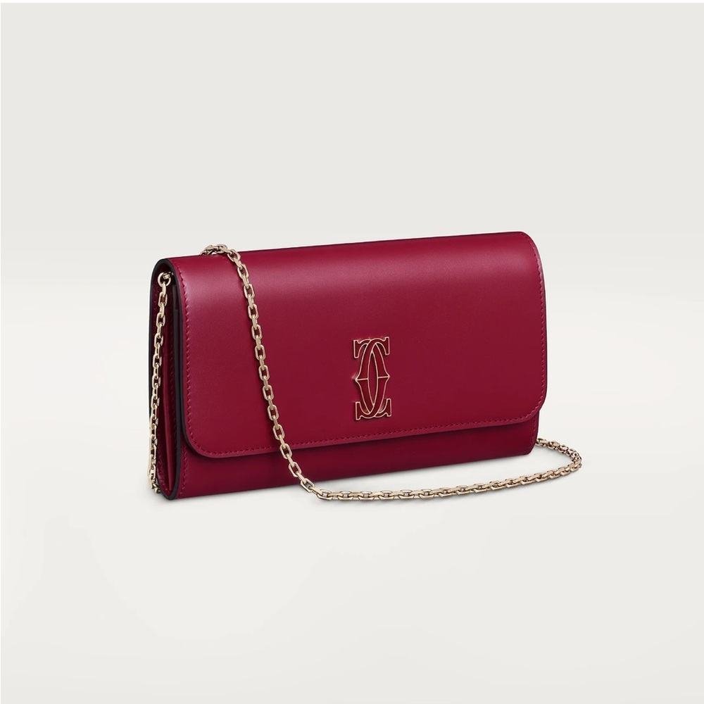 Brand New NIB Cartier Wallet on Chain/ C De Cartier Chain Wallet with box